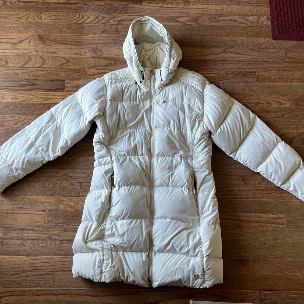Mountain Hard Wear Down Parka Cream Large